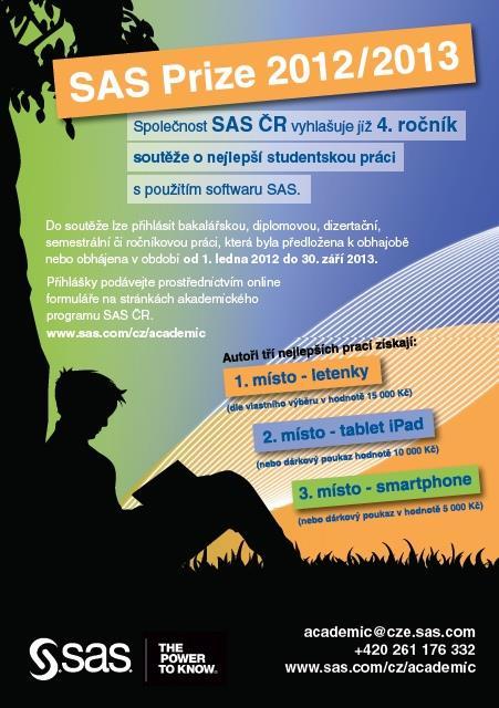SAS Podporuje studenty! www.sas.