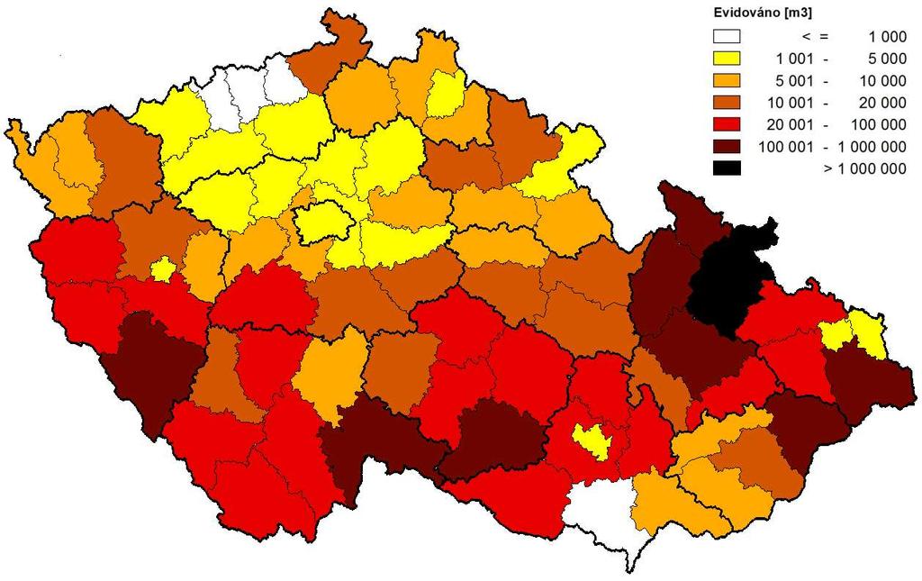 INFORMACE O KŮROVCOVÉ KALAMITĚ VÝSKYT 2017 Kalamitou postižené oblasti: Moravskoslezský a Olomoucký kraj (celá oblast Nízkého Jeseníku především okres Bruntál, Oderských vrchů, Zlatohorské vrchoviny