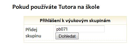 Robotanik - registrace Registrace může být anonymní zaškrtněte ale skupinu