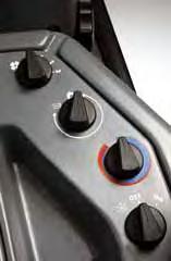 Vyhřívané sedadlo obsluhy se vzduchovým odpružením Hydraulická soustava