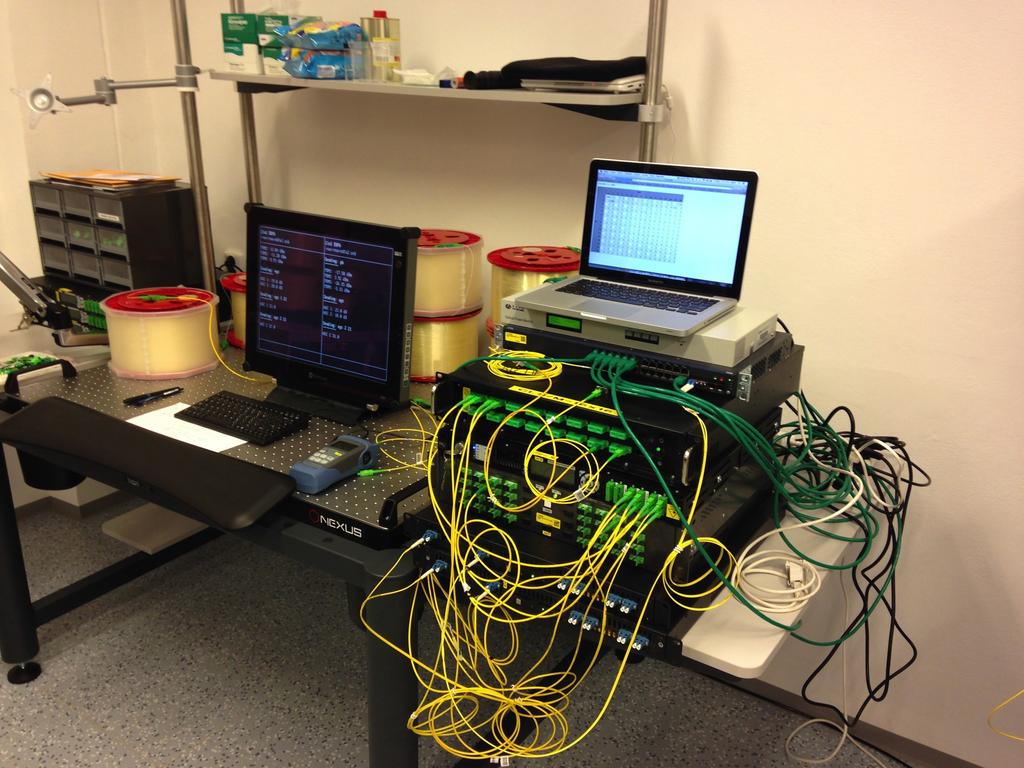 Fotonický Testbed Vývoj a popis V roce 204 Vznikl prvního laboratorního dema One Setup Optické