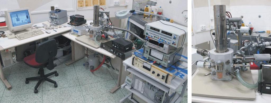 3 Experimentální část Cílem experimentu bylo stanovit a vyhodnotit kontrast v obraze vzorku obsahujícím wolfram a měď získaném pomocí ionizačního detektoru v rastrovacím elektronovém mikroskopu