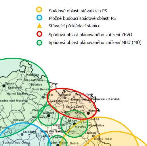 Aby bylo možné splnit cíle POH ČR a MSK v této oblasti je nutné zajistit posílení sběrné sítě (kapacity) a zajistit možnost posílení vstupů, například spoluprací se zařízení pro sběr a výkup odpadů,