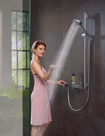 4 hansgrohe Příběh Relaxační a jemný sprchový zážitek s proudem PowderRain.