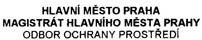 ~ HLAVNí MÌSTO PRAHA MAGISTRÁT HLAVNíHO MÌSTA PRAHY ODBOR OCHRANY PROSTØEDí Váš dopis zn SZn S-MHMP-366101/2006/00PNI/EIAl244-2/Žá Vyøizuje/ linka Ing lákavá!