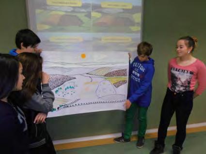 Všichni účastníci se stali na chvíli těžaři a prožili život jednoho lomu a také projektanty, kteří navrhovali vhodný způsob rekultivace zbytkové jámy po vytěžení uhlí.