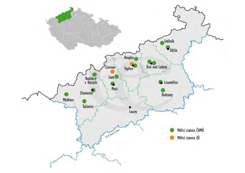 3. Přehled služeb 3.1. Monitoring kvality ovzduší a vody Mezi hlavní činnosti ECM patří sledování aktuální imisní situace.