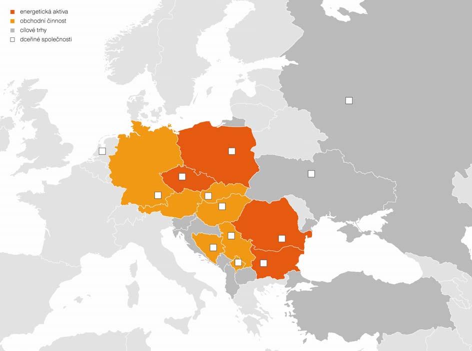 Úvod Skupina ČEZ je dynamickým integrovaným energetickým koncernem působícím v řadě zemí střední a jihovýchodní Evropy s ústředím v České republice.