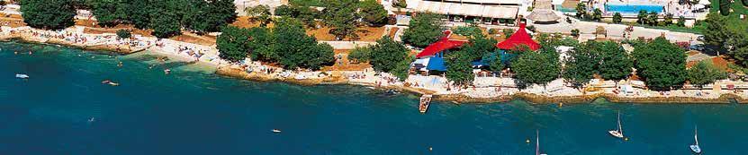 ROVINJ Pokoje VILLAS RUBIN *** ROVINJ Poloha: středisko Villas Rubin leží uprostřed zeleně 3 km jižně od Rovinje, je tvořeno patrovými pavilony a nízkými bungalovy.