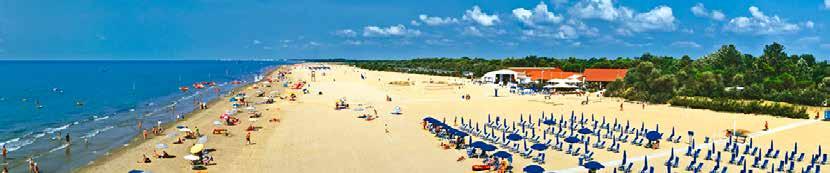 BIBIONE Residence LUSSIN PICCOLO BIBIONE (SPIAGGIA) Poloha: moderní rezidence se nachází v klidné části letoviska, je obklopená zelení.