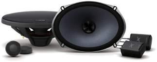 X-S65 16,5cm Koaxiální 2-pásmový reproduktor Maximální výkon: 330 W RMS výkon: 110 W Frekvenční rozsah: 55 Hz - 50 khz Impedance: 4 Ohmy Doporučené zesílení (na kanál): 120 W RMS Citlivost (1W/1m):