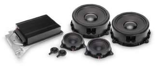 Systém obsahuje kompletní dvoupásmový systém, který obsahuje středové a high-end výškové reproduktory, plus 120W subwoofer, který zapadá do originálního místa určeného výrobcem pro basový reproduktor.