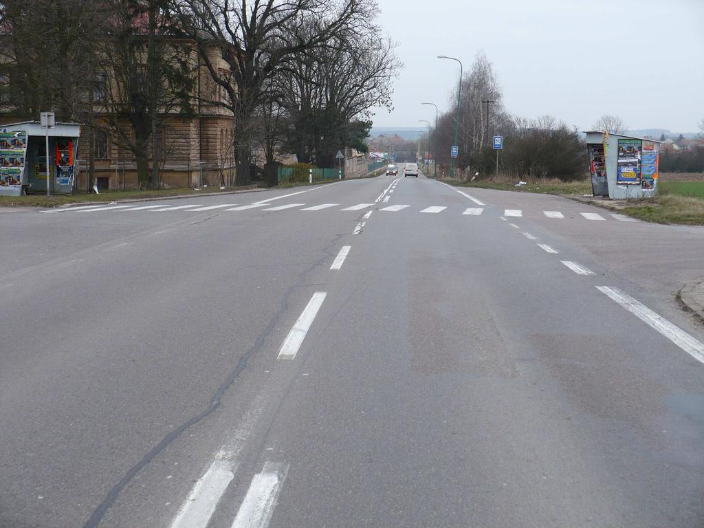 Obrázek č. 24: Přechod pro chodce v Chlumci nad Cidlinou Kladruby Zdroj: Autor 2.5.