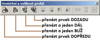 -16- Po vložení má prvek vždy minimální možnou velikost. Tu lze měnit tažením za okraje prvku (prvek musí být vybrán).