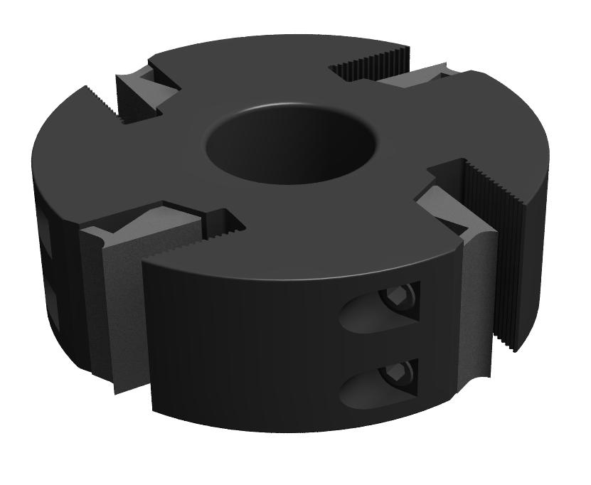 \\ Bezpečnostní frézovací hlava 03 Hoblování \ Cinkování, profilování k profilování, MDF n max :.000 ot/min (pro D = 122 mm) n max : 6.