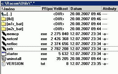 Servisní terminál Od verze 9.0.16.0 je k dispozici.exe soubor, zde utils-win-gui-9.0.19.0.exe k automatické instalaci do PC. Soubor zkopírujeme do PC a spustíme jej.