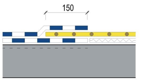 zesilující pás hydroizolace, 12 rám dveří nebo výkladce o Výše uvedené