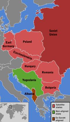 Odpověď Moskvy: 1949 vznik Rady vzájemné hospodářské pomoci (RVHP) = ekonomická organizace zemí sov.