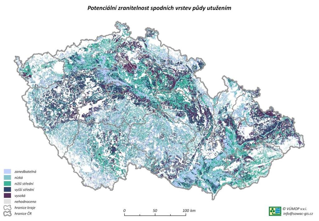 ubylo 5 096 ha. V roce 2006 bylo množství zakrytého povrchu připadajícího na jednoho obyvatele 243 m 2, což je nadprůměr oproti hodnotám ostatních zemí EU.