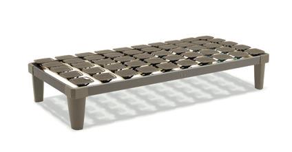 Rošty postelí TEMPUR Flex 500 Statický Nepolohovatelný rošt postele s lehkou, avšak odolnou konstrukcí, která poskytne ideální podporu pro matraci TEMPUR.