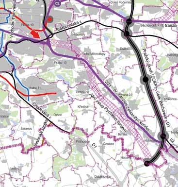 informace z městské části Vysokorychlostní železnice v Praze 15 Jedním z úkolů vlády na úseku dopravy je výstavba páteřní vnitrostátní vysokorychlostní železnice, která propojí Prahu s Brnem a stane