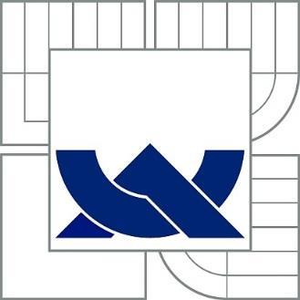 VYSOKÉ UČENÍ TECHNICKÉ V BRNĚ BRNO UNIVERSITY OF TECHNOLOGY FAKULTA STROJNÍHO INŽENÝRSTVÍ