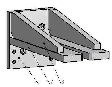 Konstrukční řešení 6 KONSTRUKČNÍ ŘEŠENÍ 6.1 Upínací přípravek 6 6.1 Upínací přípravek (obr 6.1) je vytvořen z pásové oceli tloušťky 6 mm.