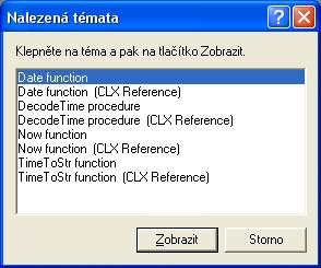 Funkce Time vrátí aktuální čas ve formátu TDateTime 28.