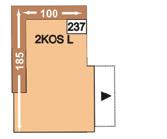 18 150 Kč 19 250 Kč 20 350 Kč 21 450 Kč 208 2L 209 2R 143 76 90 Pohovka 2-sedák, područka 15 675 Kč 15 950 Kč 17 050 Kč 18