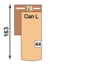 19 910 Kč 20 790 Kč 21 890 Kč 22 990 Kč 44 CanL 45 CanR 78 85 163 Kanape, područka vlevo 14 135 Kč 14 410