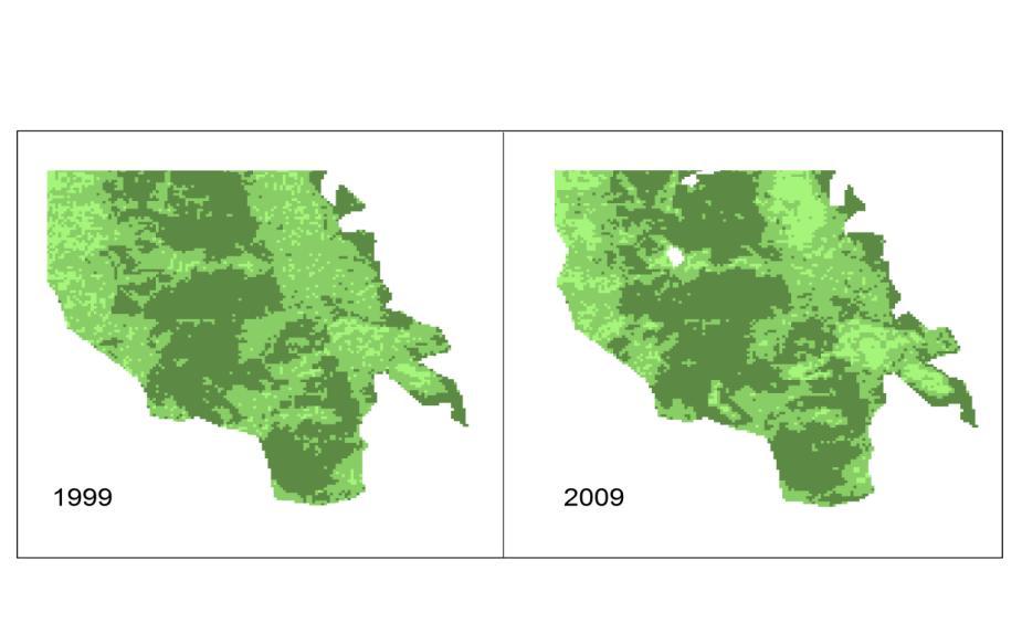 Konkrétně nejpostiţenější oblastí jsou okolí Třístoličníku a Plešného jezera, okolí pramene Vltavy a oblast Březníku. Obr.