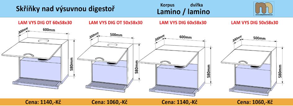 V naší firmě nabízíme také individuální výrobu skříněk pro vestavěnou výsuvnou digestoř. Pokud budete mít zájem o tuto skříňku, je třeba tuto skutečnost uvést ve Vaší objednávce.