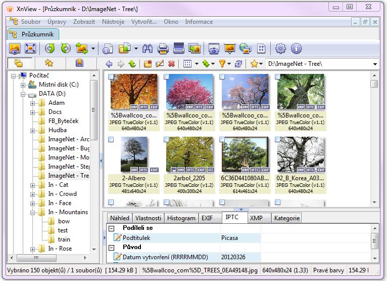 Kapitola 6 Tvorba zásuvných modulů pro XnView Při tvorbě nástrojů pro práci s fotografiemi je výhodné využít prostředí již existujících programů pro správu či editaci fotografií a nástroj