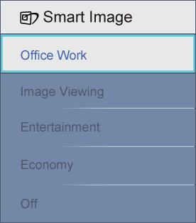 1. Office Work (Kancelář):Vylepšuje text a snižuje jas pro zvýšení čitelnosti a omezení namáhání zraku.