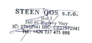 EC Declaration of Conformity We: Steen QOS, Ltd.