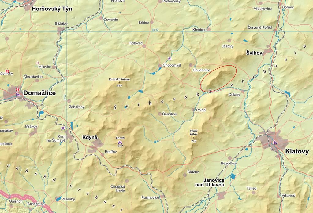třemi samostatnými částmi v polohách 475 675 m n. m. Rezervace byla v roce 1955 zřízena na ochranu mozaiky doubrav, dubohabřin a suťových lesů s teplomilnou květenou (Zahradnický & Mackovčin 2004).