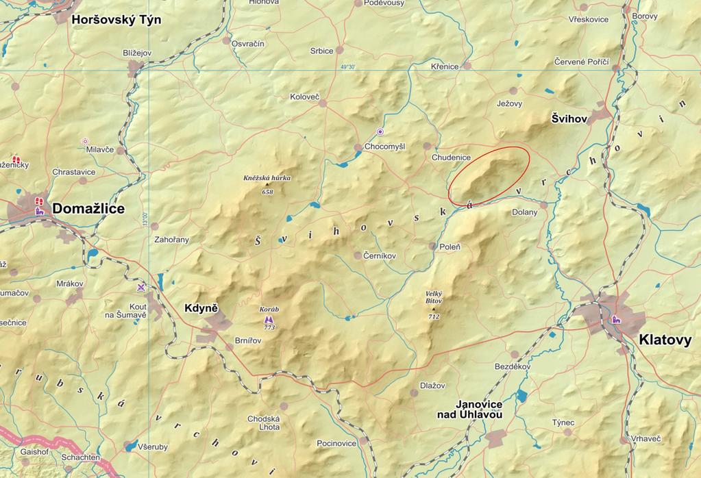 třemi samostatnými částmi v polohách 475 675 m n. m. Rezervace byla v roce 1955 zřízena na ochranu mozaiky doubrav, dubohabřin a suťových lesů s teplomilnou květenou (Zahradnický & Mackovčin 2004).