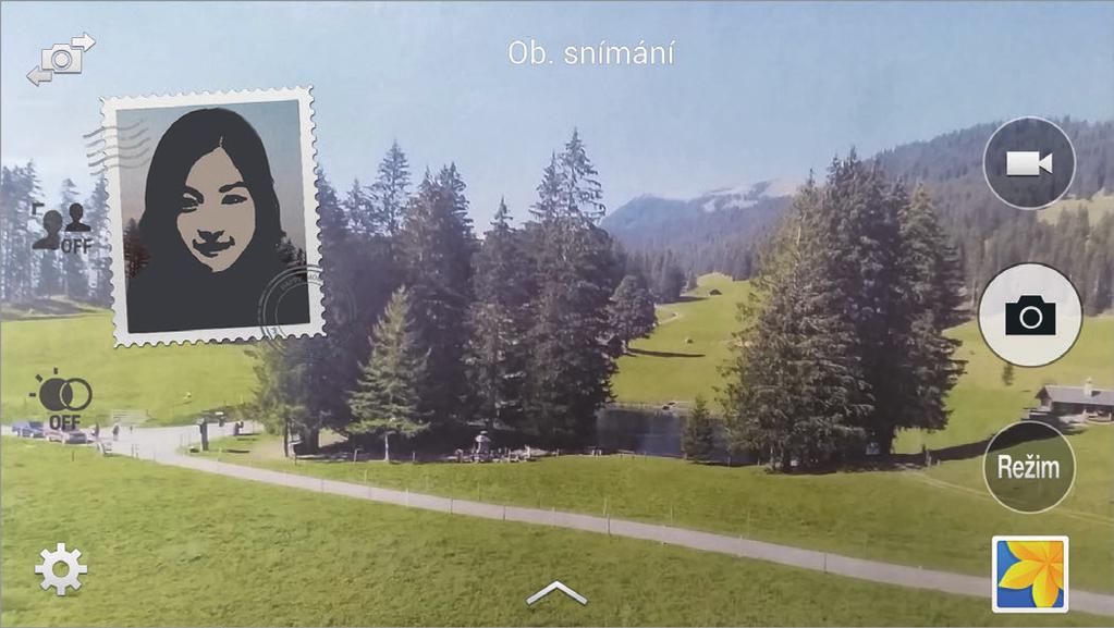 Fotoaparát 6 Klepnutím na položku snímek uložte. Chcete-li získat nejlepší snímek, využijte rady níže. V jiných podmínkách snímání nemusí zařízení správně fotografovat.