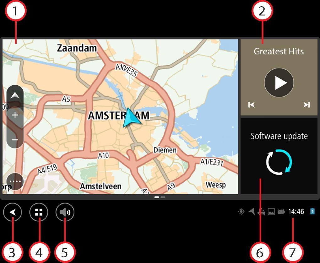 Spuštění zařízení TomTom Bridge Zařízení TomTom Bridge se spustí po vložení do dokovací stanice připojené k napájení. Mimo dokovací stanici můžete zařízení TomTom Bridge spustit stisknutím vypínače.