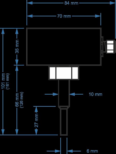 snímače při daném průměru potrubí), je možno s výhodou použít adaptérový blok s odpovídající rychlostí