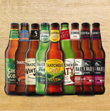 Thatchers cider https://www.thatcherscider.co.uk Již přes sto let působí nejen na britském trhu rodinná firma Thatchers, výrobce prvotřídních ciderů.