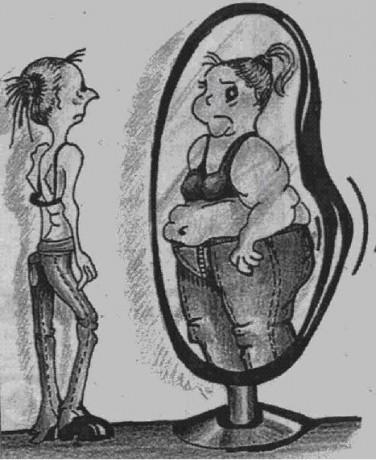 Mentální anorexie patří do skupiny psychosomatických chorob, kterým říkáme poruchy příjmu potravy. Aktivní udržování abnormálně nízké hmotnosti pod 15 % normy.