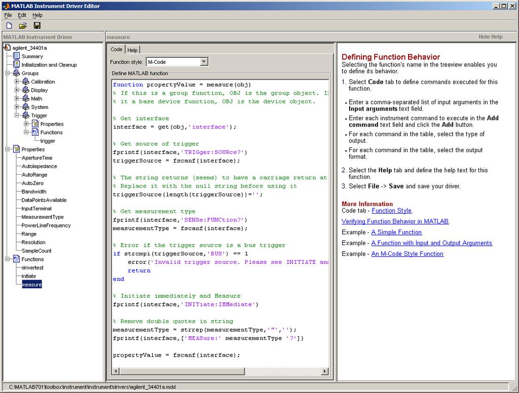 TMTool Instrument Driver