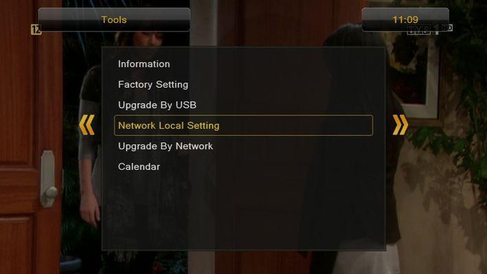 12.4 Nastavení místní sítě V tomto menu lze nastavit