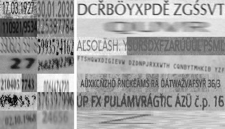 Výstup generátoru je tvořen hotovým vygenerovaným obrazem řádky textu o definovaných rozměrech a řetězcovou hodnotou, která byla použita pro renderování jeho obsahu.