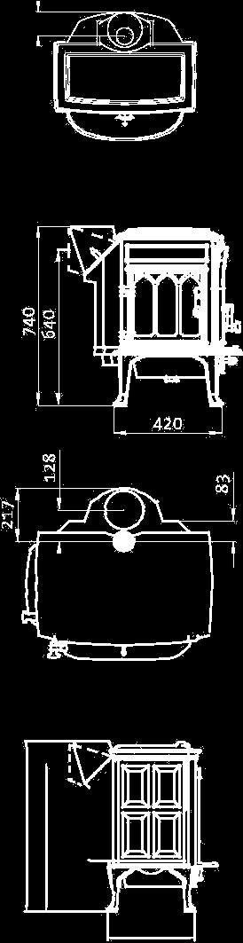 kw až 336 m3 5 mm horní, zadní 8mm 7m m 4mm