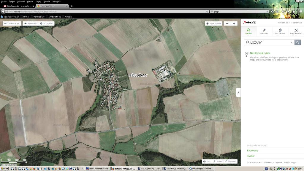 Z73 S ÚZEMNÍ STUDIE (ÚzS) Dokumentace je výsledkem duševní tvůrčí činnosti, která je chráněna ve smyslu zákona č. 121/2000 Sb. v platném znění (autorský zákon).