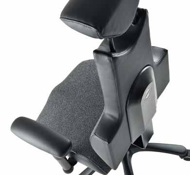 OPERATOR 1 ergonomická pracovní židle s maximální výbavou pro malý až střední typ štíhlejší postavy unikátní židle se systémem aktivních biozón zúžený komfortní sedák SOFT se zmenšenou