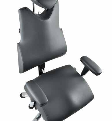 OPERATOR 2 ergonomická pracovní židle s maximální výbavou pro střední až vyšší typ postavy unikátní židle se systémem aktivních biozón univerzální velikost, velký komfortní sedák SOFT se zmenšenou