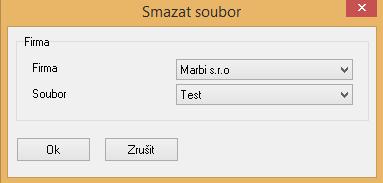 nabídku SMAZAT SOUBOR 2.